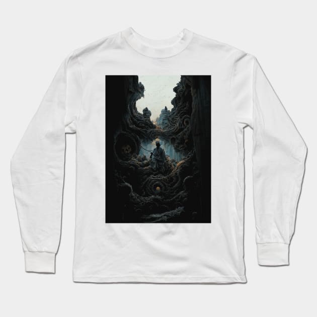 Dark Fantasy Long Sleeve T-Shirt by Nenok